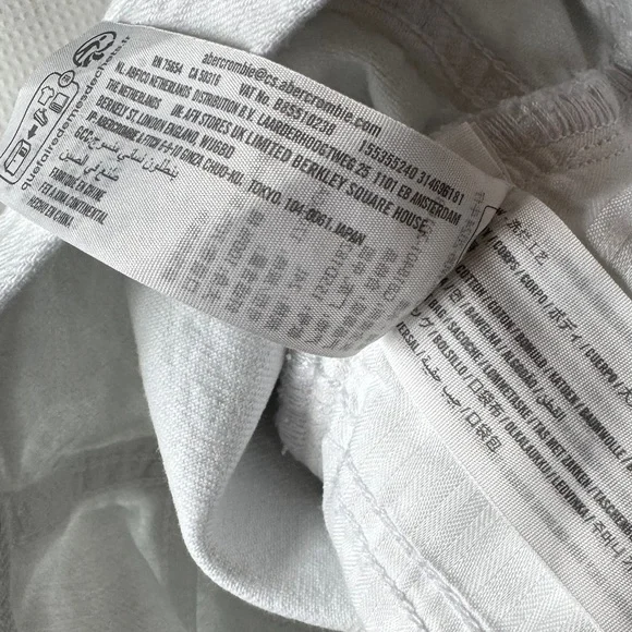 Abercrombie & Fitch White Barrel Jeans sz 24 - Picture 9 of 9